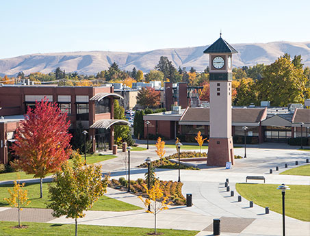 Yakima Campus with Clock Tower