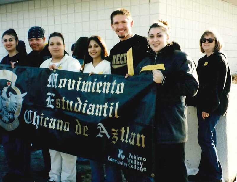 MEChA club at MLK March in 2000