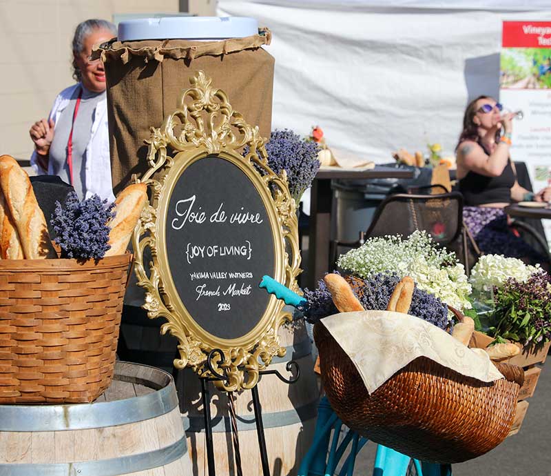 Scenes from YVC's French Market event