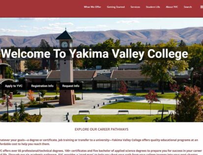 Yakima Valley College homepage