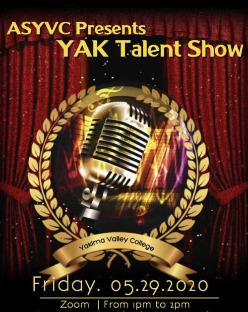 ASYVC Presents…. YAKs Open Mic Event via Zoom! Friday, May 29, 2020 from 1:00 pm to 2:00 pm.